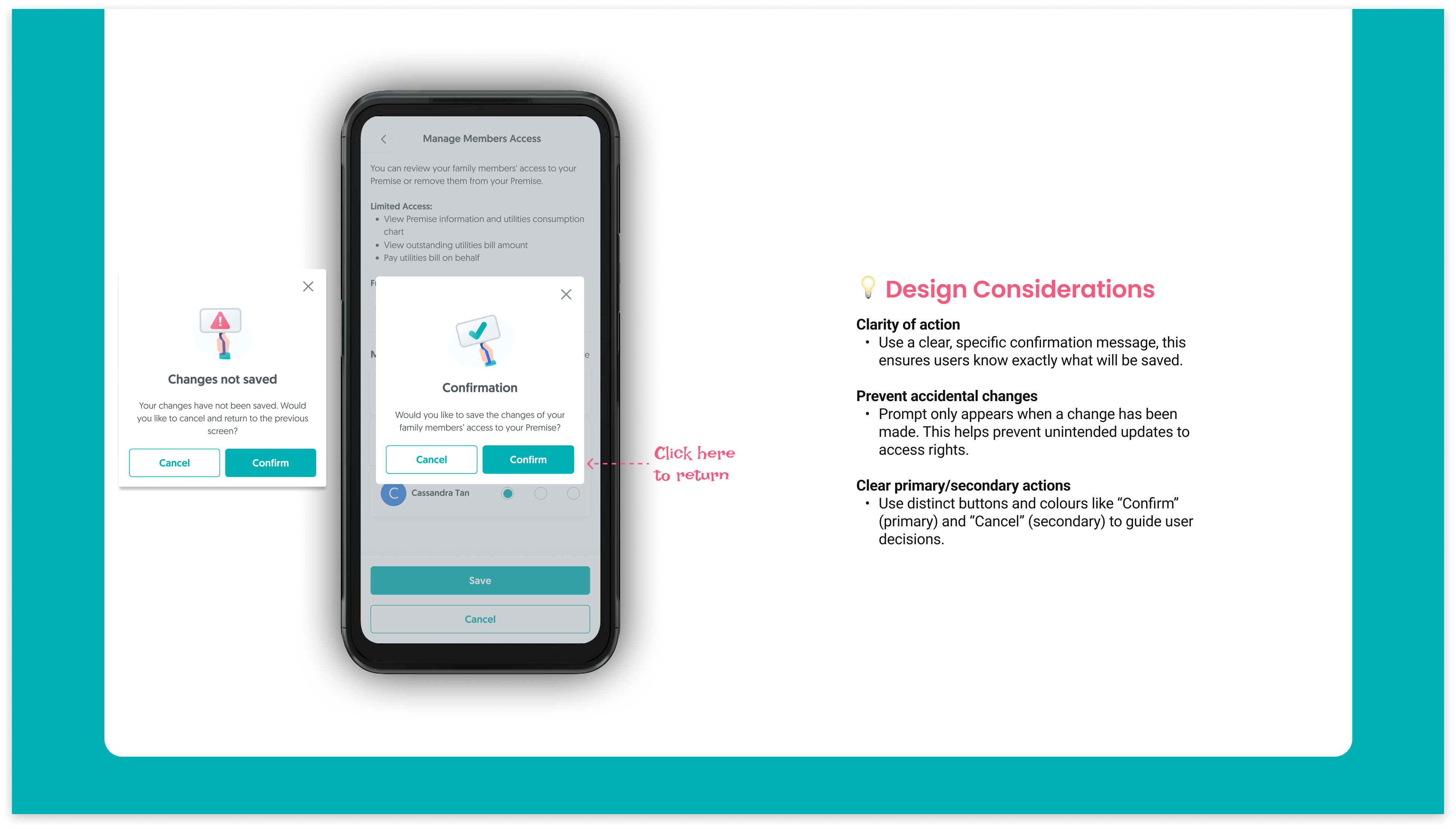 Description of final mockup